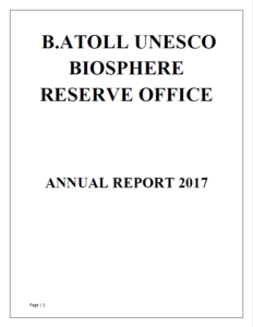 Annual Report 2017 – Baa Atoll Biosphere Reserve Office