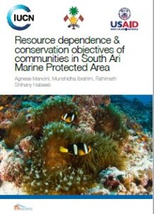 Resource dependence & conservation objectives of communities in South Ari Marine Protected Area