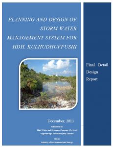 Planning and Design of Storm water Management System for the Hdh. Kulhudhuffushi