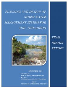 Planning and Design of Storm water Management System for the Gdh. Thinadhoo
