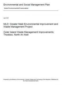 Initial Environmental Examination – Outer Island Waste Management Improvements: Thoddoo, North Ari Atoll