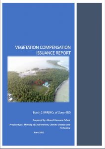 Vegetation compensation issuance report of Batch 2 IWMRCs of Zone 4&5