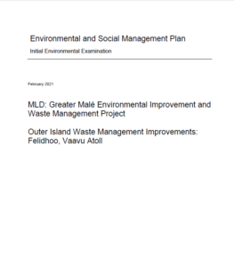 IEE Outer Island Waste Management Improvements: Felidhoo, Vaavu Atoll