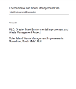 IEE Outer Island Waste Management Improvements: Guraidhoo, South Male’ Atoll