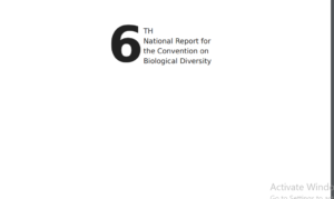6th National Report for CBD