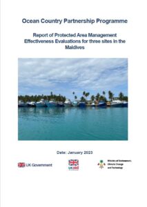 Report of Protected Area Management Effectiveness Evaluations for three sites in the Maldives