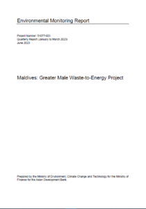 Quarterly Monitoring Report for WTE- January to March 2023
