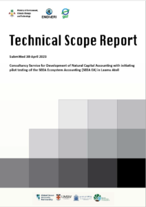 Technical Scope Report – Consultancy Service for Development of Natural Capital Accounting