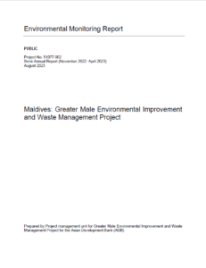 Semi-Annual Report Greater Male Environmental Improvement – November 2022 to April 2023