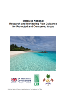 Maldives National Research and Monitoring Plan Guidance  for Protected and Conserved Areas