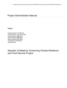 Project Administration Manual